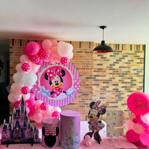 DECORACION MINNIE ROSADA